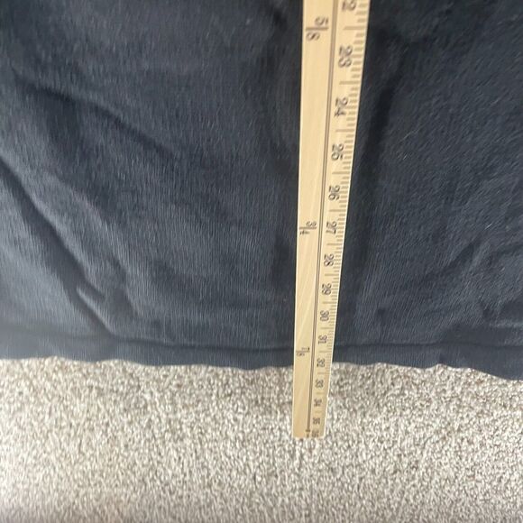 Eddie Bauer Sweater Adult XLT Black Blue Stripe Heavy Knit Pullover 1/4 Zip Mens - Picture 10 of 11